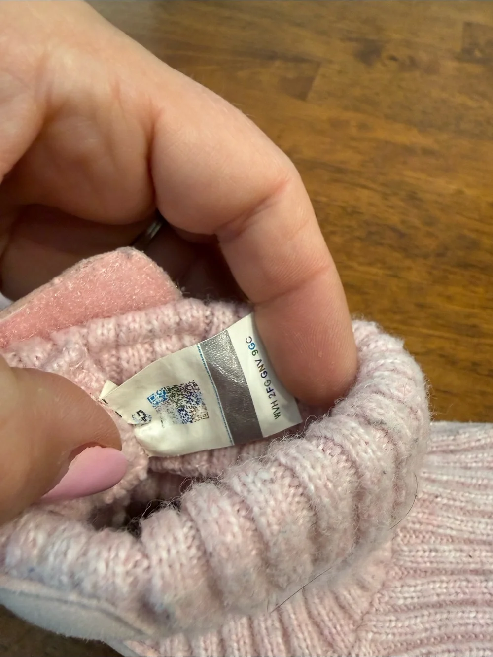 UGG Baby Skylar Seashell Pink Ribbed Knit Sweater Slipper Booties Infant 4/5